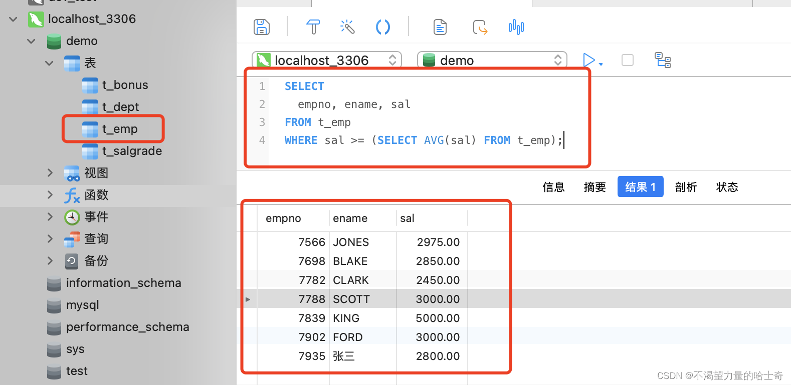 MySQL数据库子查询语法规则详解