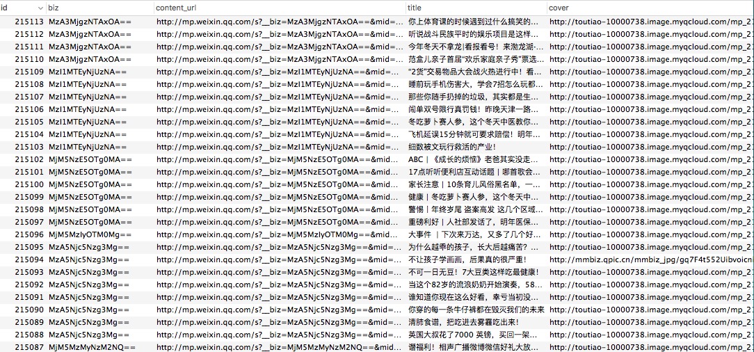 PHP写微信公众号文章页采集方法