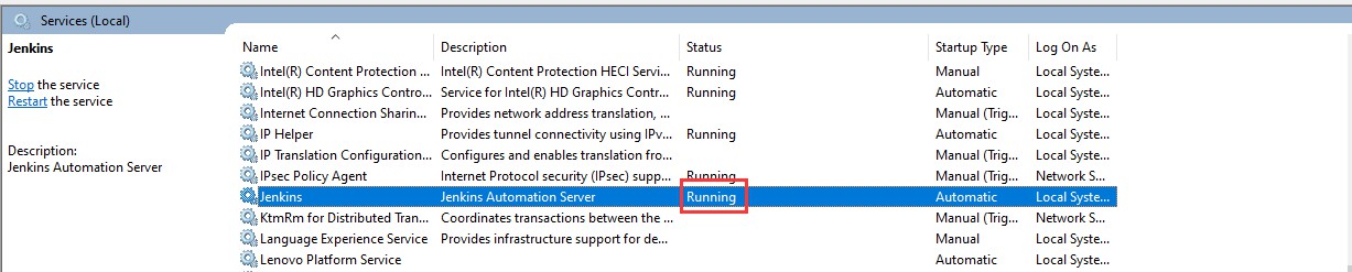 Windows系统修改Jenkins端口号