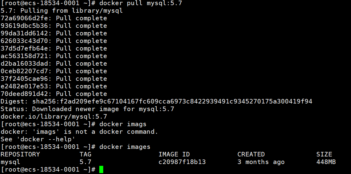 一文学会docker 安装mysql的方法