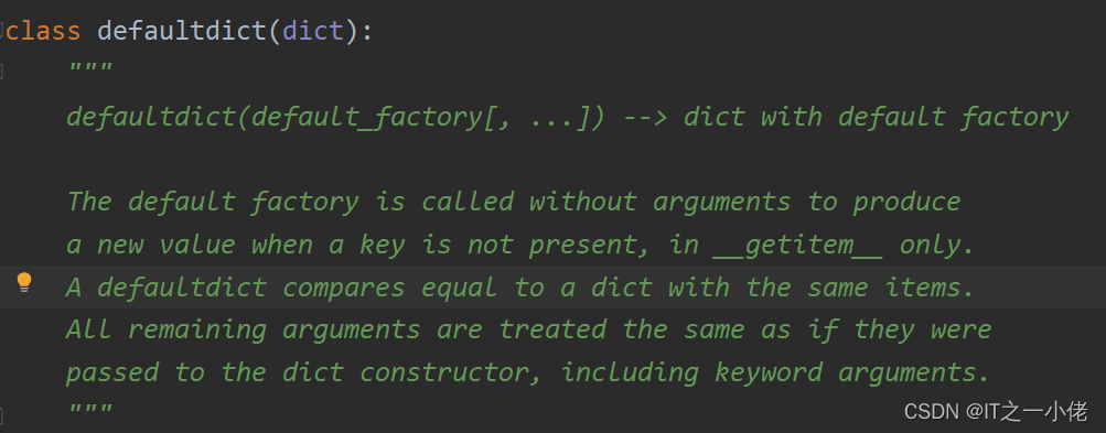 python中defaultdict用法实例详解
