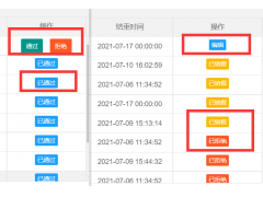 layui动态显示/隐藏表格中的操作按钮